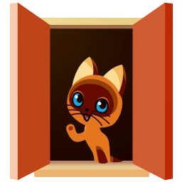 Sticker 👋 Котёнок Гав @TgEmojis
