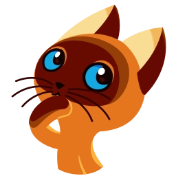 Sticker 🤔 Котёнок Гав @TgEmojis
