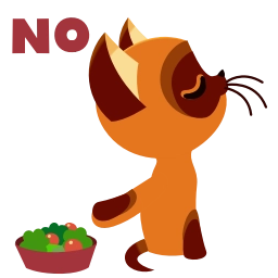 Sticker 👎 Котёнок Гав @TgEmojis