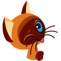 Sticker 😜 Котёнок Гав @TgEmojis