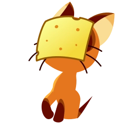 Sticker 🧀 Котёнок Гав @TgEmojis