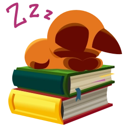 Sticker 😴 Котёнок Гав @TgEmojis