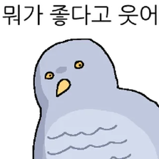 Telegram sticker ⭐ 성질드런 뻐꾸기 @moe_sticker_bot