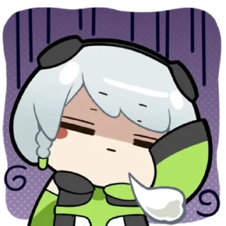 Telegram sticker 🙄 Стикеры с Энби (не тырить)