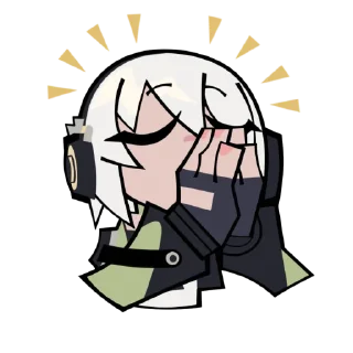 Telegram sticker 👏 Стикеры с Энби (не тырить)