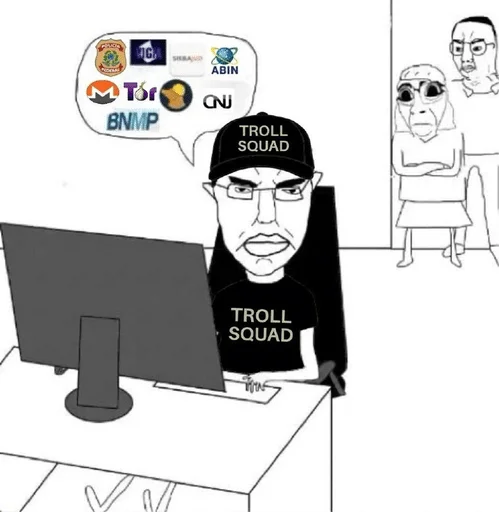 Telegram sticker 🌟 Troll Squad :: @fStikBot
