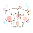 Telegram sticker ☺️ Marshmallow Couple- @MochaStickers