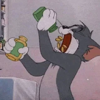 Telegram sticker 🥴 Tom&Jerry