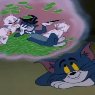 Telegram sticker 🤑 Tom&Jerry