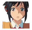 Telegram sticker 😢 Your Name (Kimi no Na wa)