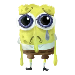 Telegram sticker 😭 Губка Боб