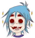 Sticker 😃 Whimsicalcannibal X Gorillaz