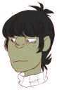 Telegram stiker 😥 Whimsicalcannibal X Gorillaz