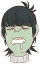 Telegram stiker 😪 Whimsicalcannibal X Gorillaz