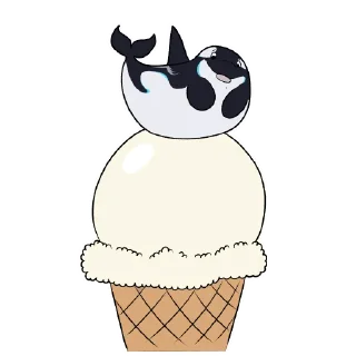 Телеграм стикер 🍦 Takoda