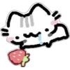 Sticker 🍓 kitty @TgEmodziBot