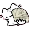 Sticker 🤑 kitty @TgEmodziBot