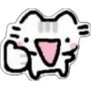 Sticker 👍 kitty @TgEmodziBot