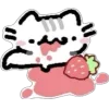 Sticker 🍓 kitty @TgEmodziBot