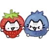 Sticker 🍓 kitty @TgEmodziBot