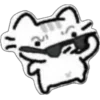 Sticker 🤨 kitty @TgEmodziBot
