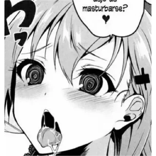 Telegram sticker 😶 @the_channels_of_walter Ahegao Hentai.