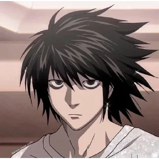 Video sticker 🌟 L Lawliet by flame :: @fStikBot