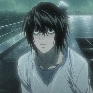 Video sticker 🌟 L Lawliet by flame :: @fStikBot