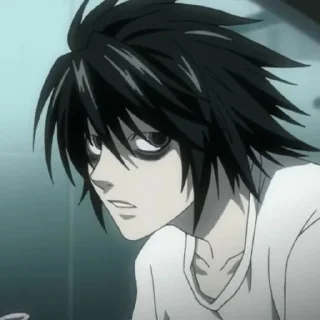 Video sticker 🌟 L Lawliet by flame :: @fStikBot