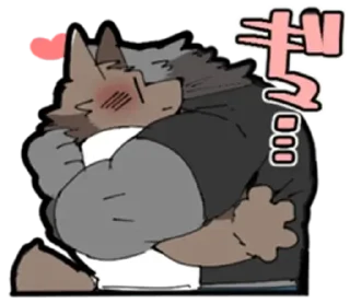 Телеграм стикер 😊 Hyaku FURRY 2