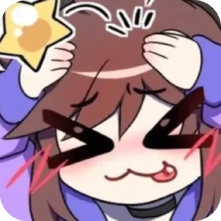 Telegram sticker 🫥 crydiaa арты