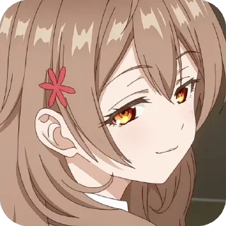 Telegram sticker 😚 Аля иногда кокетничает со мной по-русски ➡️ @EmojiRuBot