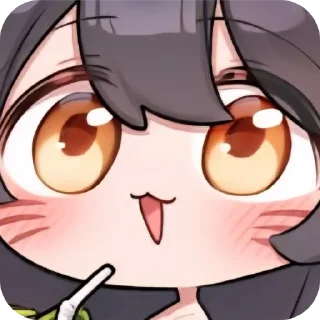 Telegram sticker 👄 Noory is such a cutie
