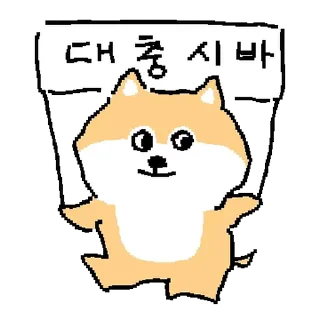 Video sticker 👍 @KakaoEmoji 대충시바