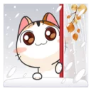 Telegram sticker ☃ Kisa