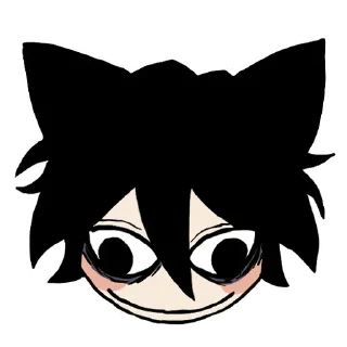 Telegram sticker 👁 Edgy Catboy ReMix :: @fStikBot