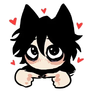 Telegram sticker 🥺 Edgy Catboy ReMix :: @fStikBot