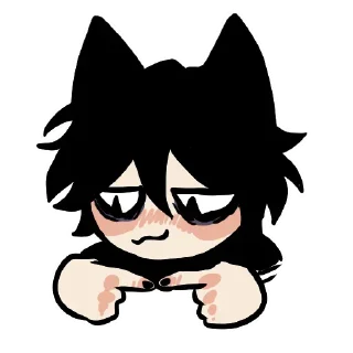 Telegram sticker 😊 Edgy Catboy ReMix :: @fStikBot