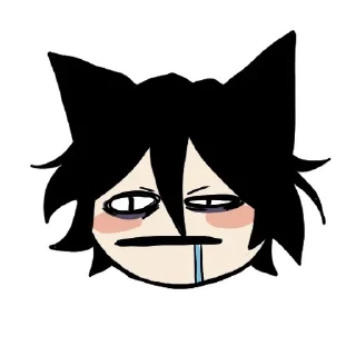 Telegram sticker 🥴 Edgy Catboy ReMix :: @fStikBot
