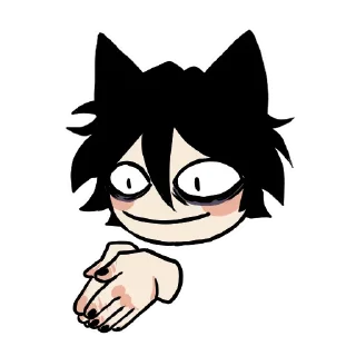 Telegram sticker 🤨 Edgy Catboy ReMix :: @fStikBot