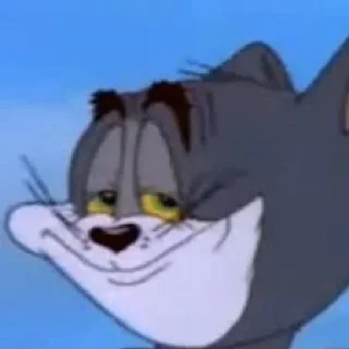 Telegram sticker 😏 تام فنان متعصب