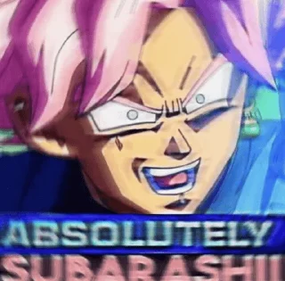 Telegram sticker 😃 Dragon Ball memeZ