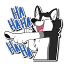 Video sticker 😆 Sprocket D Husky