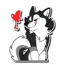 Video sticker 😘 Sprocket D Husky