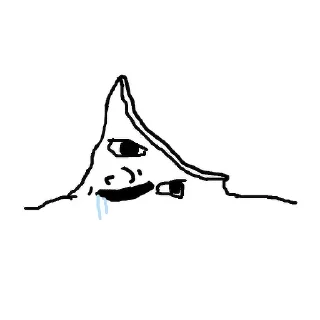 Телеграм стикер 🤤 WOJAK brainlet - @kato0909