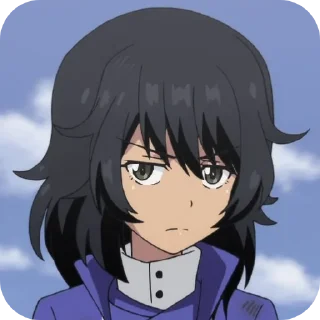 Телеграм стикер 😠 Andou by @bwaaaaka