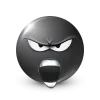 Sticker 🤩 Black Face Emoji @premium_emoji @TgEmodziBot