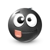 Sticker 🤩 Black Face Emoji @premium_emoji @TgEmodziBot