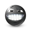 Sticker 🤩 Black Face Emoji @premium_emoji @TgEmodziBot