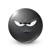 Sticker 🤩 Black Face Emoji @premium_emoji @TgEmodziBot